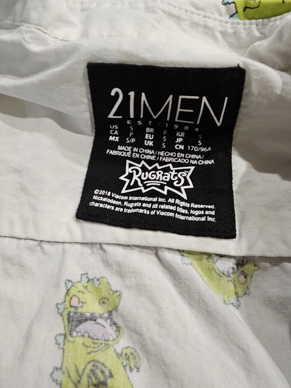 21MEN Rugrats Button Up (Small) - Picture 4 of 4